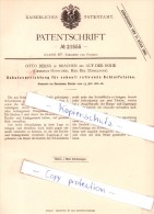 Original Patent - Otto Berns In Brachen Bei Auf Der Höhe , Höhscheid , 1882 , Solingen !!! - Solingen