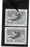 PLF174 PLATTENFEHLER ÖSTERREICH 1963  ANK 1166 Weißer RAND Um Die HAUBE Mit VERGLEICHSSTÜCK - Abarten & Kuriositäten