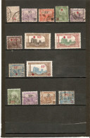 TUNISIE   LOT A PARTIR DE N° 42 A 99  NEUF * ET     OBLITERE   DE  1908 /A?? - Unused Stamps