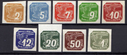 Böhmen Und Mähren 1939 Mi 42-50 ** [230215VI] - Unused Stamps