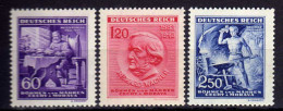 Böhmen Und Mähren 1943 Mi 128-130 ** [230215VI] - Unused Stamps