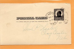 United States 1909 Card Mailed - 1901-20