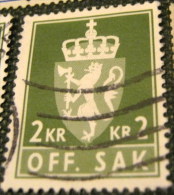 Norway 1955 Offical Service 2kr - Used - Oficiales