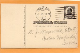 United States 1910 Card Mailed - 1901-20