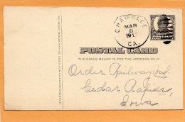 United States 1911 Card Mailed - 1901-20