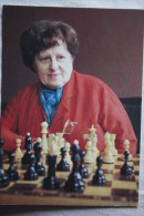 JEU -  Chess Schach Ajedrez Echecs 1982 USSR Postcard  Bykova Chess World Champion - Chess