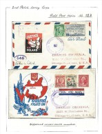 1944. POLISH FORCES IN ITALY . FIELD POST OFFICE  123. CENSOR 52, 546,551. TO U.S.A. - Cartas & Documentos