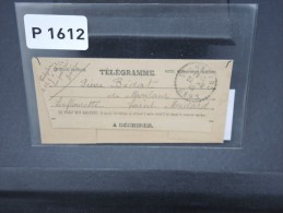 FRANCE - TELEGRAMME DE VILLARD DE LANS POUR ST MEDARD  1940   A VOIR - Telegraphie Und Telefon