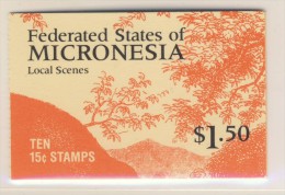 MICRONESIE 1985/88 CARNET COURANTS Sc N°33a NEUF MNH** - Micronesia