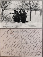 WW1 - Photographie / Carte-Postale - Mitrailleuse En Action, Daté 1917 - Guerre 1914-18