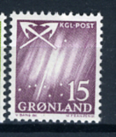 1961 - GROENLANDIA - GREENLAND - GRONLAND - Catg Mi. 51 - MLH - (T/AE22022015....) - Nuovi