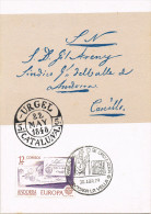 11800. Tarjeta Maxxima ANDORRA Española 1979. Baeza De Urgel - Storia Postale