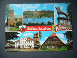 Germany: Inselstadt RATZEBURG - Mehrbildkarte - Posted 1996 - Ratzeburg