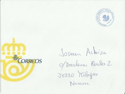 CC CON FRANQUICIA CORREOS SANGÜESA NAVARRA - Franchigia Postale
