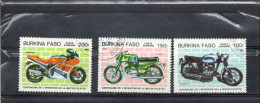 BURKINA FASO : Motos - Motocyclettes : Ducati, Jawa, Honda - 100 Ans - Transport - - Burkina Faso (1984-...)