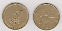 (416) BELGIE. BADOUIN I. 5 FRANC . 1986 - 5 Francs