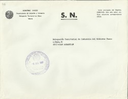 VITORIA ALAVA  CC CON FRANQUICIA GOBIERNO VASCO DEPARTAMENTO DE INDUSTRIA Y COMERCIO - Franquicia Postal