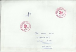 CC CORREOS CON FRANQUICA JEFATURA PROVINCIAL COMUNICACIONES ALAVA - Franquicia Postal