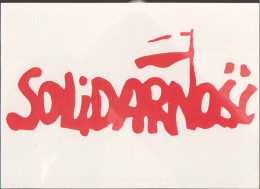 SOLIDARNOSC - Avec La C.F.D.T. Je Dénonce Le Coup D'état Militaire Et La Violente Répression ............ - Syndicats