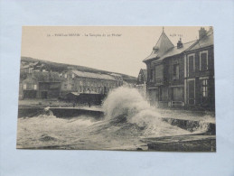 PORT EN BESSIN      LA TEMPETE DU 21 FEVRIER - Port-en-Bessin-Huppain