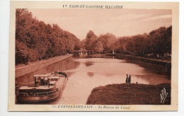 82 -castelsarrasin - Péniche Dans Le Bassin - Castelsarrasin