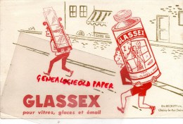 94 - CHOISY LE ROI- BUVARD GLASSEX POUR VITRES EMAIL- ETS RECKITT - Levensmiddelen