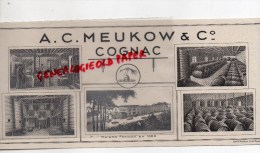 16 - COGNAC - BUVARD A. C. MEUKOW & CIE - MAISON FONDEE EN 1862- - A