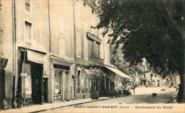 CPA 30 PONT SAINT ESPRIT BOULEVARD DU NORD 1916 - Pont-Saint-Esprit