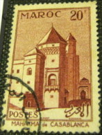 Morocco 1955 Mahakma De Casablanca 20f - Used - Oblitérés