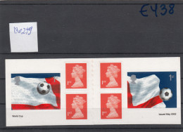 Great Britain 2002,stamp Booklet Soccer, World Cup, MNH, B0249 - 2002 – Corea Del Sud / Giappone