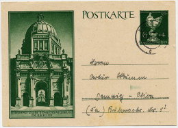 DANZIG 1944  Goldsmithing Postal Stationery Card Used Locally With Danzig Postmark Dated 9.10.44.  Michel P297 - Other & Unclassified