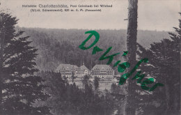 Calmbach Bei Wildbad, Heilstätte Charlottenhöhe, Um 1910 - Calw