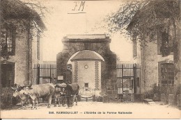 78 - RAMBOUILLET - L'entrée De La Ferme Nationale ( Bétail ) - Rambouillet