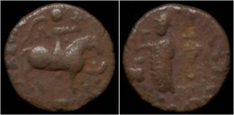 Indo-Scythian Kingdom Azes Billon Drachm - Indische Münzen