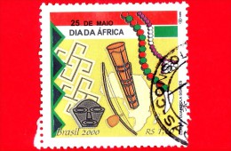 BRASILE - Usato - 2000 - Dia Da Africa - 25 Maggio - Africa's Day - 1.10 - Oblitérés