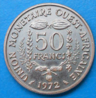 Etats D'Afrique De L'ouest West African States 50 Francs 1972 Km 6 E6 ESSAI PATTERN - Other - Africa