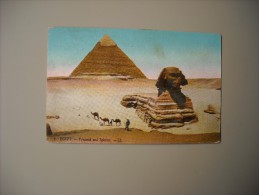 EGYPTE PYRAMID AND SPHINX - Pyramides