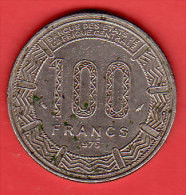 - GABON - 1975 - 100 Francs - - Gabun