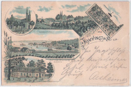 Gruss Aus JOACHIMSTHAL Uckermark Color Litho Vorläufer Werbellinsee Verlag Otto Bronnowsky Postalisch Ungelaufen Beschr - Joachimsthal