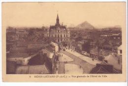 Hénin-Liétard (62) - Vue Générale De L'Hôtel De Ville. Bon état, Sépia, Correspondance Au Dos. - Henin-Beaumont