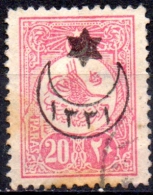 TURKEY 1915 Turkish Inscription Overprinted - 20pa. - Red   FU SOME RUST CHEAP PRICE - Usati