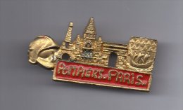 RARE Pin's  POMPIERS DE PARIS Tirage Limité à 100 Exemplaires Blason, Sacré-coeur, Tour Eiffel, Arc De Triomphe - Firemen