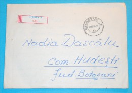 Registered 1970 - Affranchissement Sur Le Dos, Franking On The Back, L'escrime, Radio - Lettres & Documents