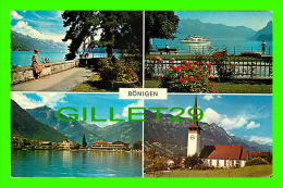 BONIGEN, SUISSE - BONIGEN AM BRIENZERSEE - 4 MULTIVUES - CIRCULÉE EN 1974 - - Bönigen