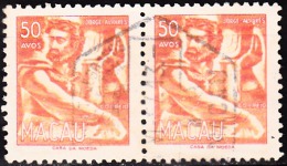 MACAU - 1951,  Vultos Do Oriente,   50 A.  (PAR)   D. 12   (o)  MUNDIFIL  Nº 362 - Usados