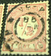 Netherlands 1876 Numeral 0.5c - Used - Usati