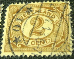 Netherlands 1899 Numeral 2c - Used - Oblitérés