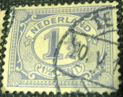 Netherlands 1908 Numeral 1.5c - Used - Oblitérés