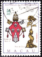 MACAU -1967, Cinquentenário Das Aparições De Nossa Senhora, Em Fátima, 50 A.  D. 12 1/2 X 13 1/2   (o)  MUNDIFIL  Nº 417 - Usati