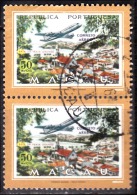 MACAU - 1960,  CORREIO AÉREO - Vistas De Macau,  50 A.  (PAR)  D.14 1/2  (o)  MUNDIFIL Nº 16 - Luchtpost